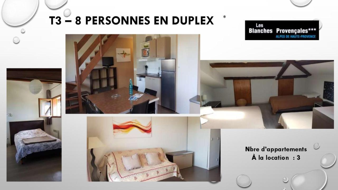 Les Blanches Provencales Bed & Breakfast Selonnet Exterior foto
